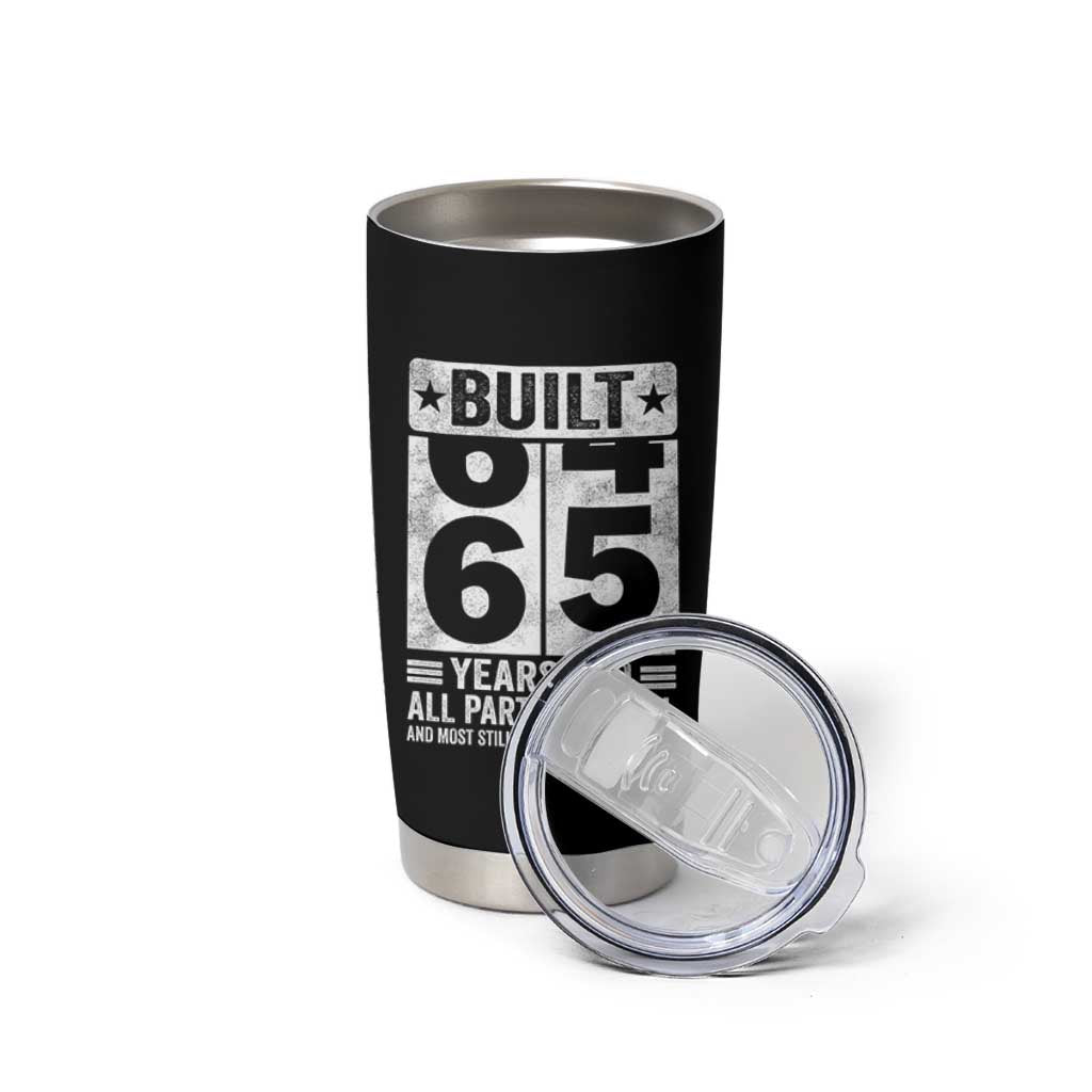 65th Birthday Tumbler Cup Built 65 Years Ago All Parts Original Gifts