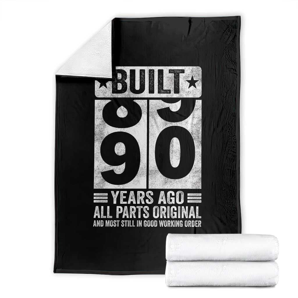 90th Birthday Throw Blanket Built 90 Years Ago All Parts Original Gifts