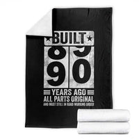 90th Birthday Throw Blanket Built 90 Years Ago All Parts Original Gifts
