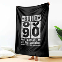90th Birthday Throw Blanket Built 90 Years Ago All Parts Original Gifts