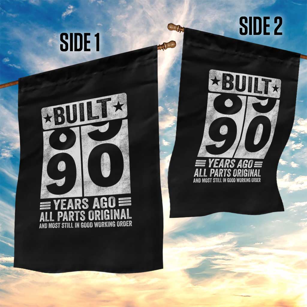 90th Birthday Garden Flag Built 90 Years Ago All Parts Original Gifts