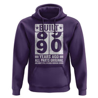 90th Birthday Hoodie Built 90 Years Ago All Parts Original Gifts