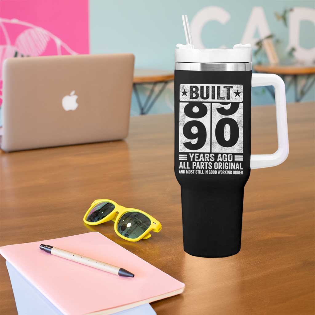90th Birthday Tumbler With Handle Built 90 Years Ago All Parts Original Gifts