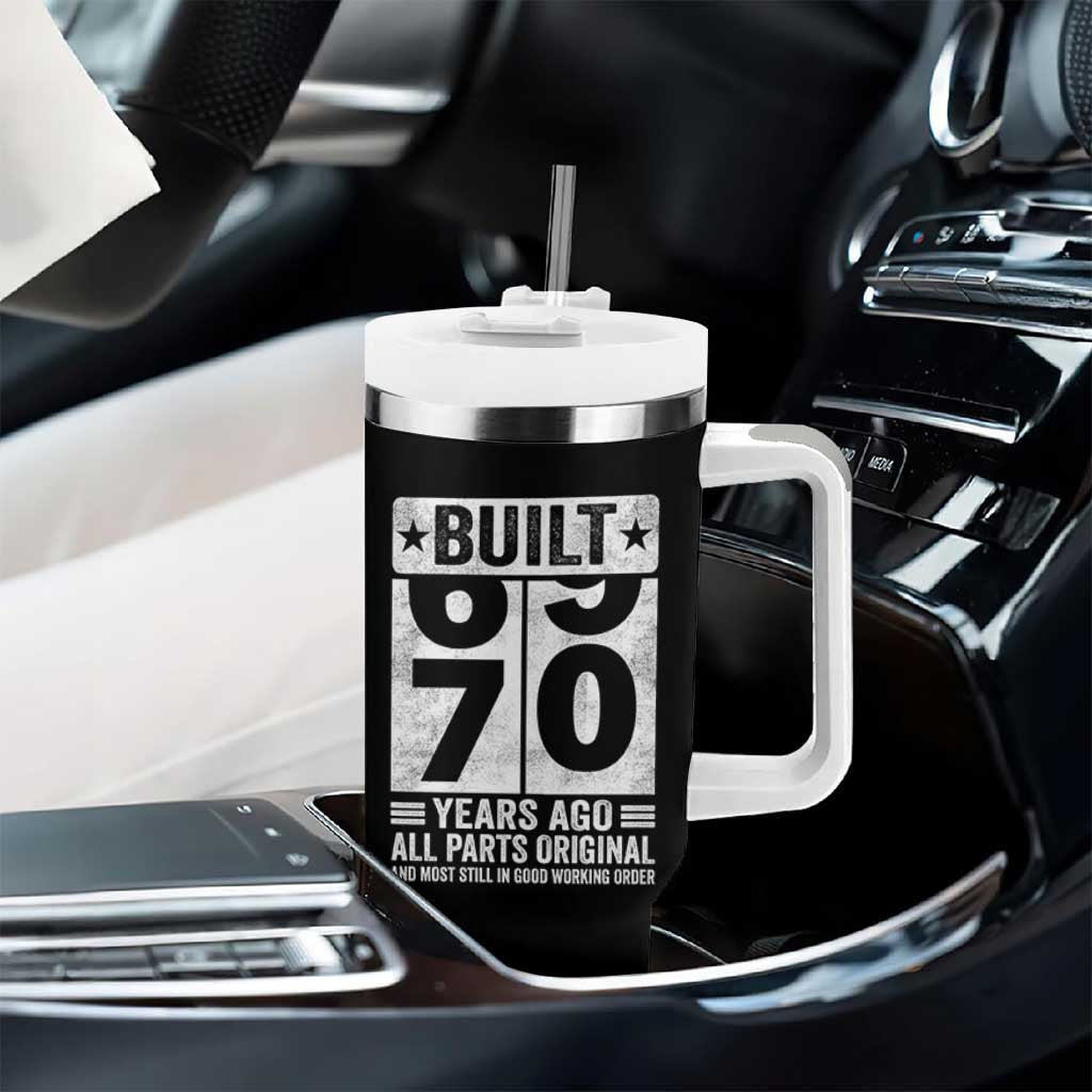 70th Birthday Tumbler With Handle Built 70 Years Ago All Parts Original Gifts