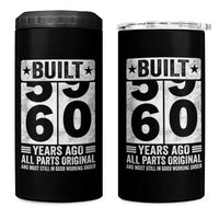 60th Birthday 4 in 1 Can Cooler Tumbler Built 60 Years Ago All Parts Original Gifts