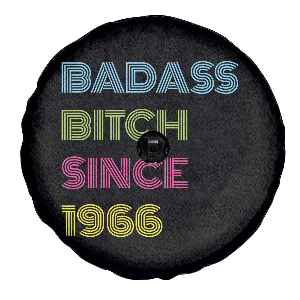 Funny 60th Birthday Spare Tire Cover Retro Vintage Badass Bih Since 1966