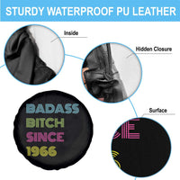Funny 60th Birthday Spare Tire Cover Retro Vintage Badass Bih Since 1966