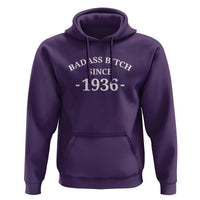 Funny 90th Birthday Hoodie Badass Bih Since 1936