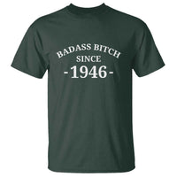 Funny 80th Birthday T Shirt Badass Bih Since 1946