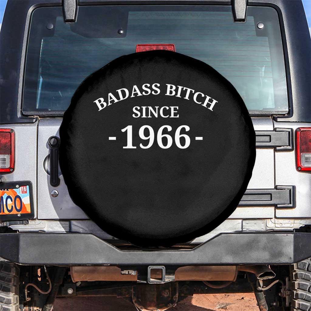 Funny 60th Birthday Spare Tire Cover Badass Bih Since 1966