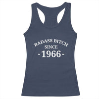 Funny 60th Birthday Racerback Tank Top Badass Bih Since 1966