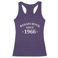 Funny 60th Birthday Racerback Tank Top Badass Bih Since 1966