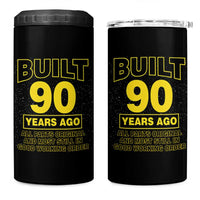 Funny 90th Birthday 4 in 1 Can Cooler Tumbler Galaxy Built 90 Years Ago Parts Original