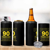 Funny 90th Birthday 4 in 1 Can Cooler Tumbler Galaxy Built 90 Years Ago Parts Original