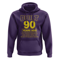 Funny 90th Birthday Hoodie Galaxy Built 90 Years Ago Parts Original