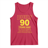 Funny 90th Birthday Tank Top Galaxy Built 90 Years Ago Parts Original