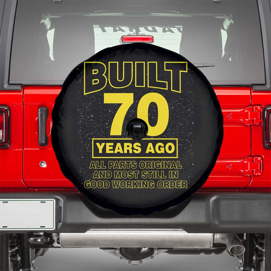 Funny 70th Birthday Spare Tire Cover Galaxy Built 70 Years Ago Parts Original