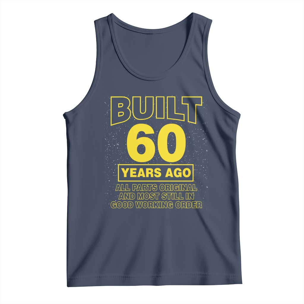 Funny 60th Birthday Tank Top Galaxy Built 60 Years Ago Parts Original
