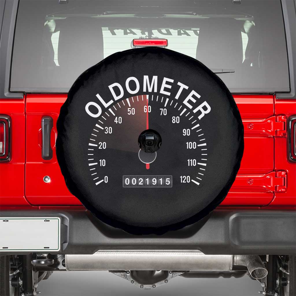 Funny 60th Birthday Spare Tire Cover Oldometer Odometer 60 Year Old Joke