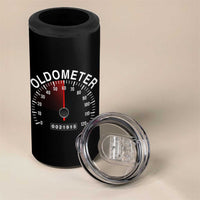 Funny 60th Birthday 4 in 1 Can Cooler Tumbler Oldometer Odometer 60 Year Old Joke