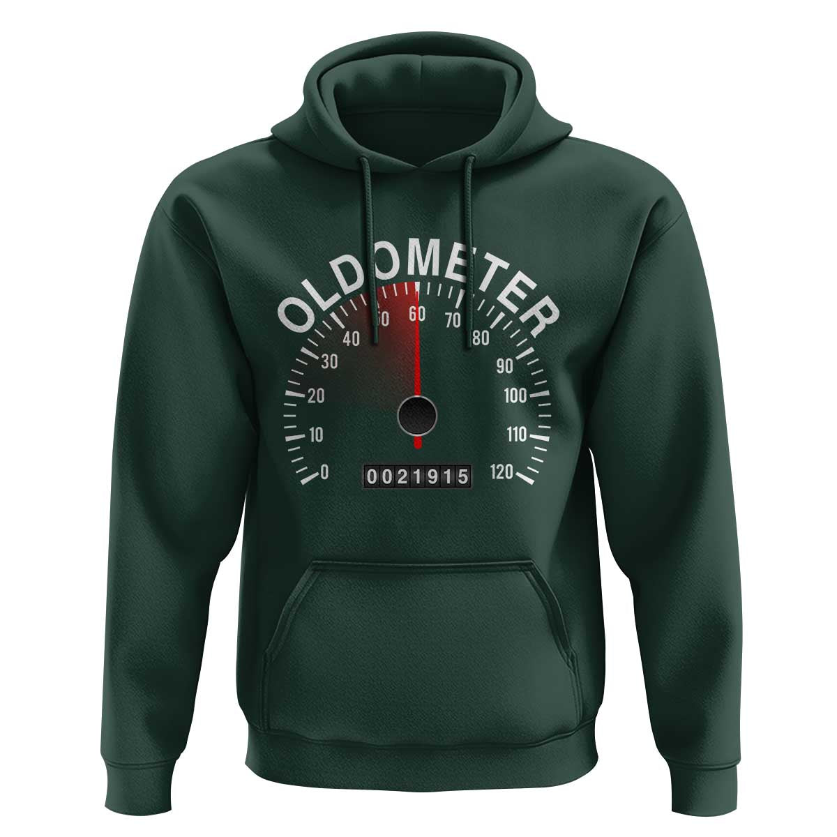 Funny 60th Birthday Hoodie Oldometer Odometer 60 Year Old Joke