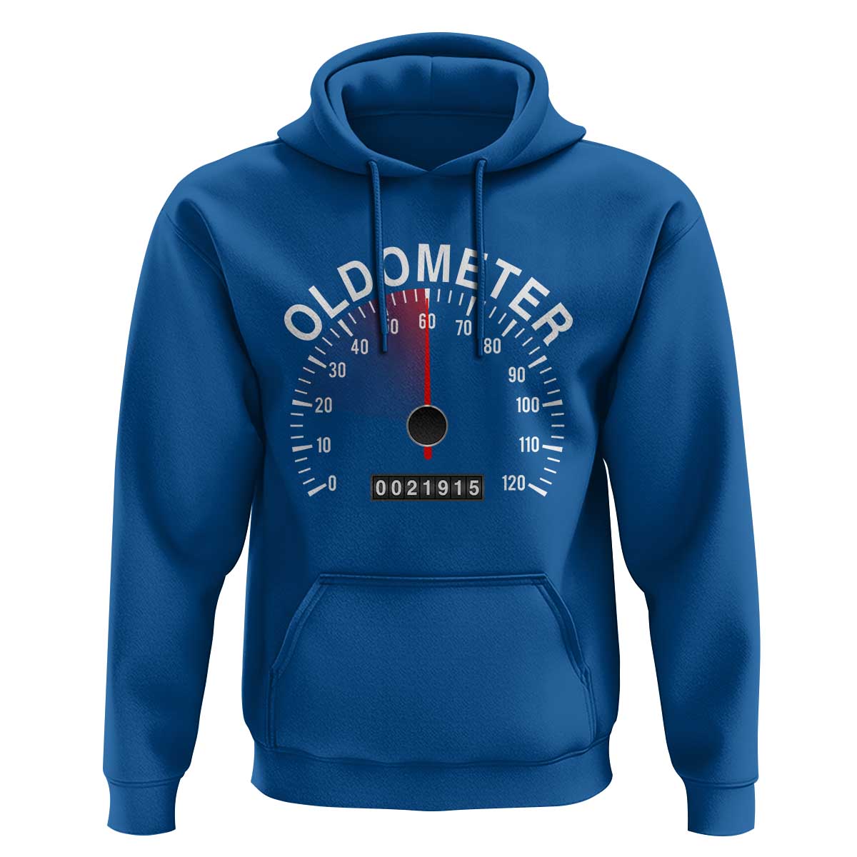 Funny 60th Birthday Hoodie Oldometer Odometer 60 Year Old Joke