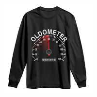 Funny 60th Birthday Long Sleeve Shirt Oldometer Odometer 60 Year Old Joke