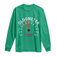 Funny 60th Birthday Long Sleeve Shirt Oldometer Odometer 60 Year Old Joke
