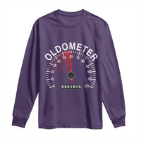 Funny 60th Birthday Long Sleeve Shirt Oldometer Odometer 60 Year Old Joke