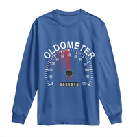 Funny 60th Birthday Long Sleeve Shirt Oldometer Odometer 60 Year Old Joke