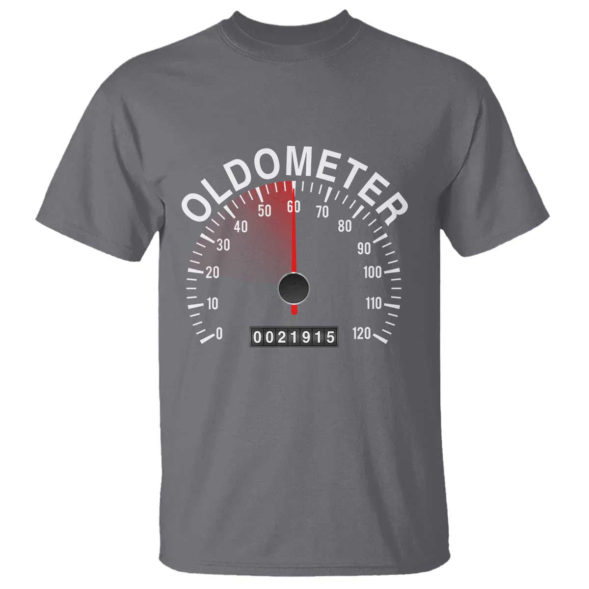Funny 60th Birthday T Shirt Oldometer Odometer 60 Year Old Joke