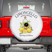 Vintage Limoncello Lemon Liqueur Spare Tire Cover Italian Summer Letter Fruit Printed Graphic