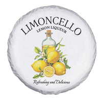 Vintage Limoncello Lemon Liqueur Spare Tire Cover Italian Summer Letter Fruit Printed Graphic