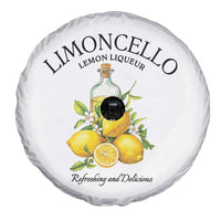 Vintage Limoncello Lemon Liqueur Spare Tire Cover Italian Summer Letter Fruit Printed Graphic