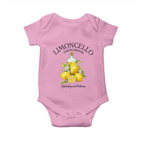 Vintage Limoncello Lemon Liqueur Baby Onesie Italian Summer Letter Fruit Printed Graphic