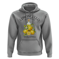 Vintage Limoncello Lemon Liqueur Hoodie Italian Summer Letter Fruit Printed Graphic