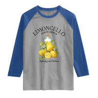Vintage Limoncello Lemon Liqueur Raglan Shirt Italian Summer Letter Fruit Printed Graphic