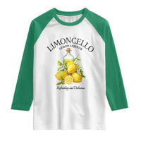 Vintage Limoncello Lemon Liqueur Raglan Shirt Italian Summer Letter Fruit Printed Graphic