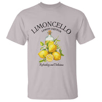 Vintage Limoncello Lemon Liqueur T Shirt Italian Summer Letter Fruit Printed Graphic