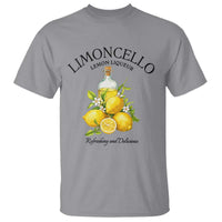 Vintage Limoncello Lemon Liqueur T Shirt Italian Summer Letter Fruit Printed Graphic