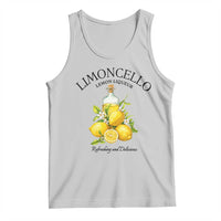 Vintage Limoncello Lemon Liqueur Tank Top Italian Summer Letter Fruit Printed Graphic