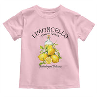 Vintage Limoncello Lemon Liqueur Toddler T Shirt Italian Summer Letter Fruit Printed Graphic