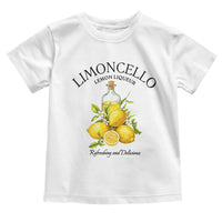 Vintage Limoncello Lemon Liqueur Toddler T Shirt Italian Summer Letter Fruit Printed Graphic