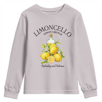 Vintage Limoncello Lemon Liqueur Youth Sweatshirt Italian Summer Letter Fruit Printed Graphic