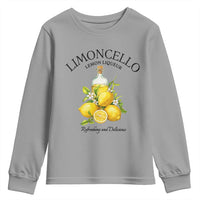 Vintage Limoncello Lemon Liqueur Youth Sweatshirt Italian Summer Letter Fruit Printed Graphic