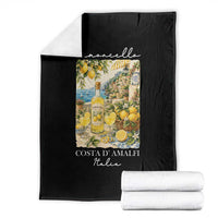 Limoncello Amalfi Coast Throw Blanket Lemon Lover Italian Summer Fruit