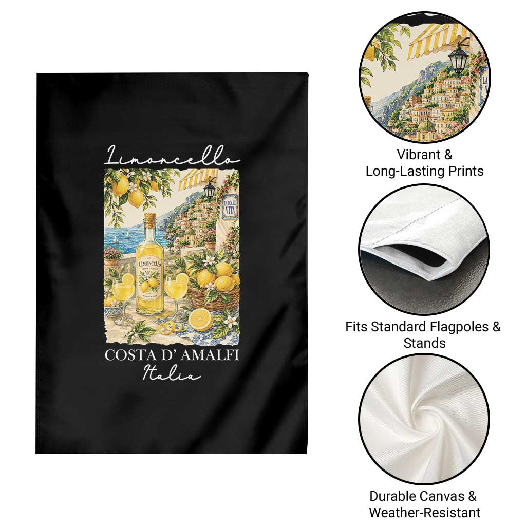 Limoncello Amalfi Coast Garden Flag Lemon Lover Italian Summer Fruit