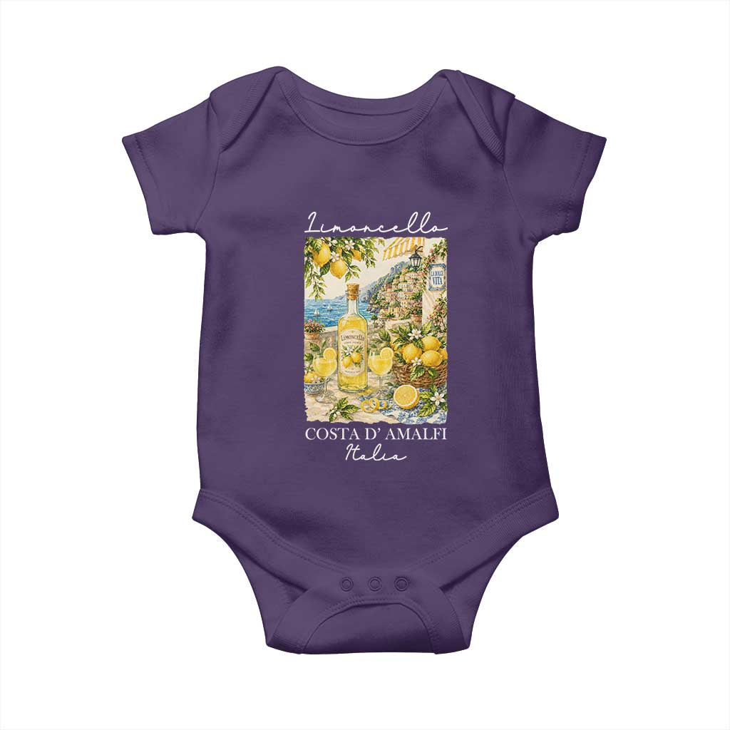 Limoncello Amalfi Coast Baby Onesie Lemon Lover Italian Summer Fruit