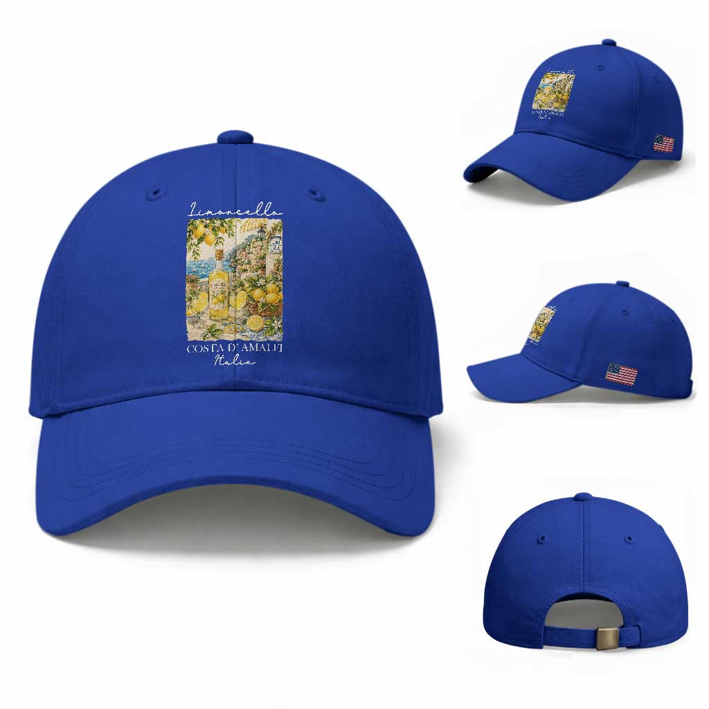 Limoncello Amalfi Coast Baseball Cap Lemon Lover Italian Summer Fruit