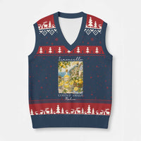 Limoncello Amalfi Coast V-Neck Knit Sweater Vest Lemon Lover Italian Summer Fruit